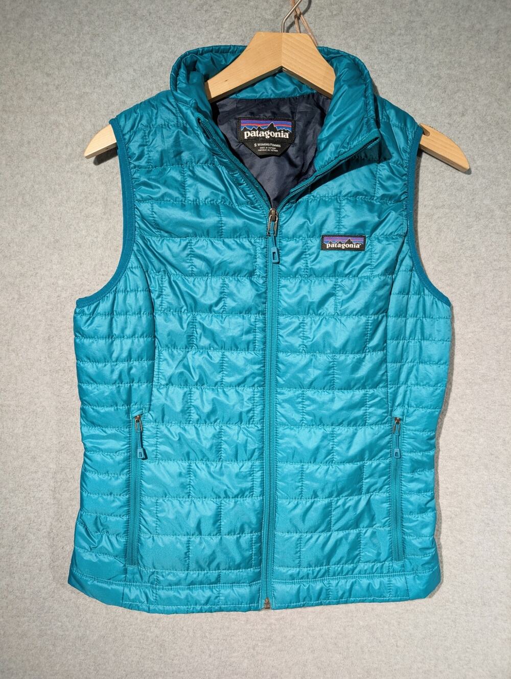Patagonia Nano Puff Vest Women's Small Teal - Blue / Green Primaloft STY84247